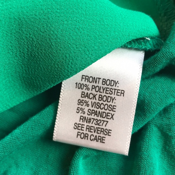 💐DANA BUCHMAN GREEN LAYERED TOP SIZE XL💐 - Picture 13 of 14